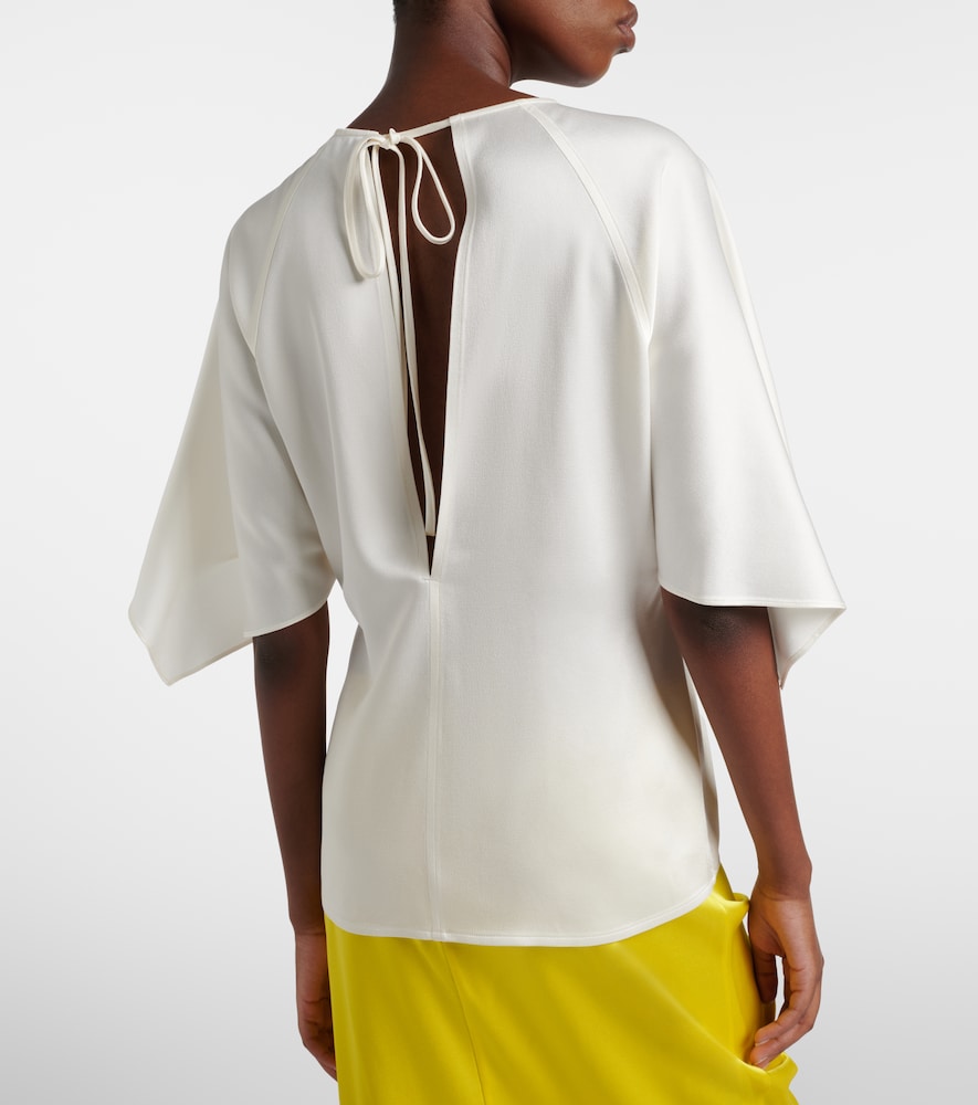  Stella Mccartney Stella Mccartney Open-back Satin Top 