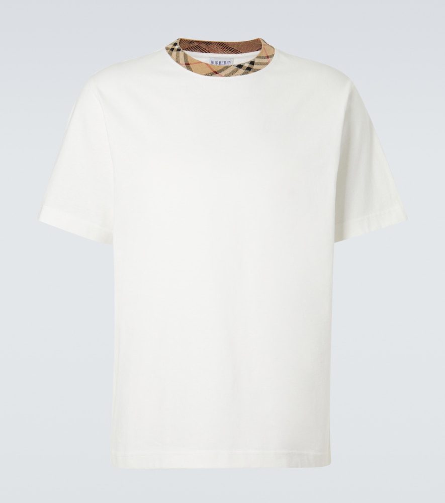 Burberry Check cotton jersey T-shirt