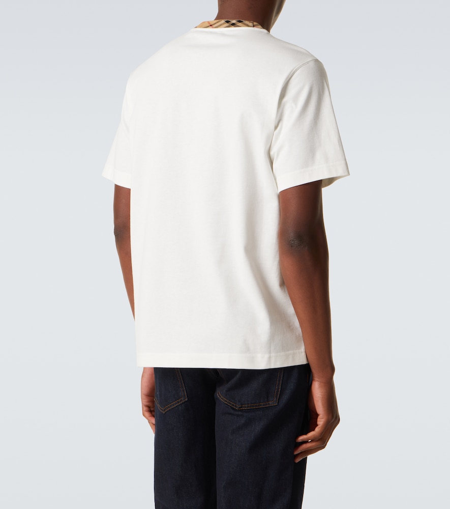 Burberry Check Cotton Jersey T-Shirt