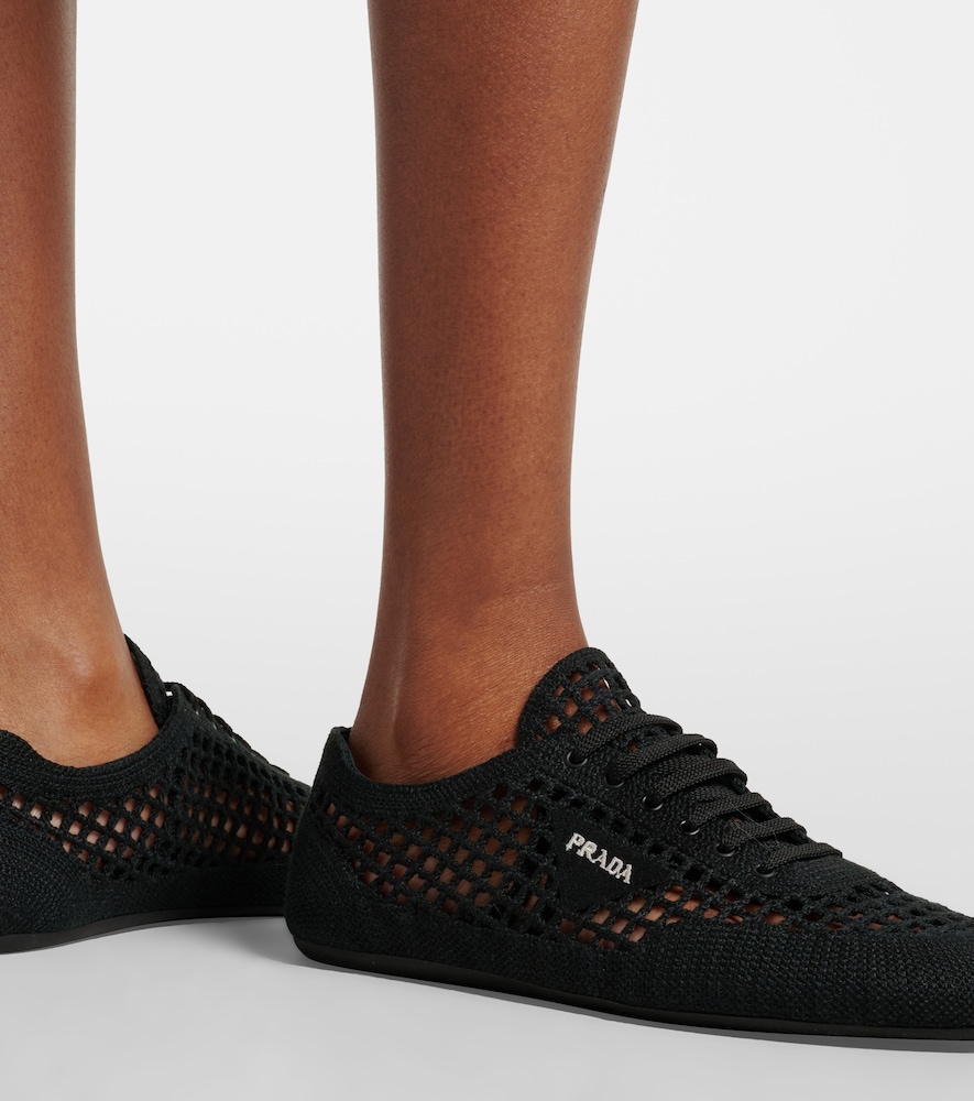 Prada Collapse crochet sneakers