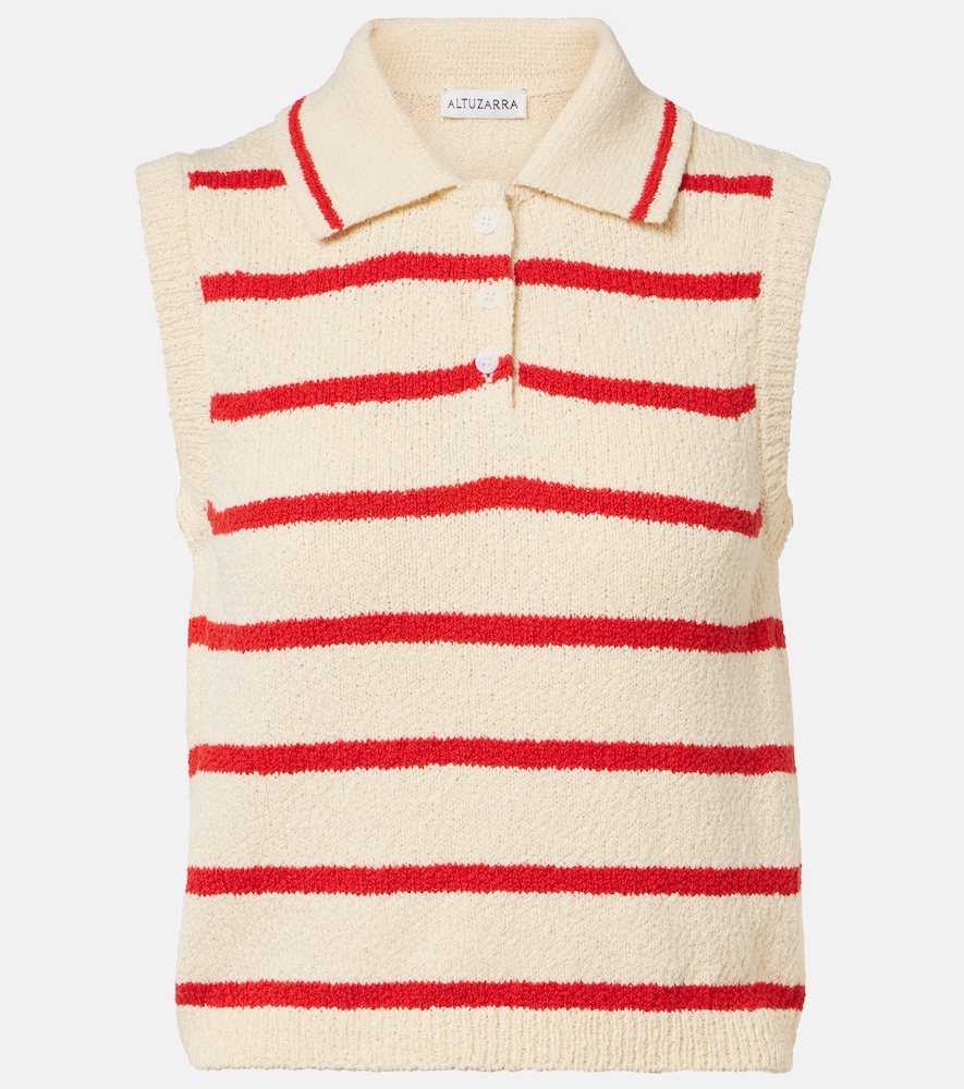 Top Elmer in misto cotone a righe