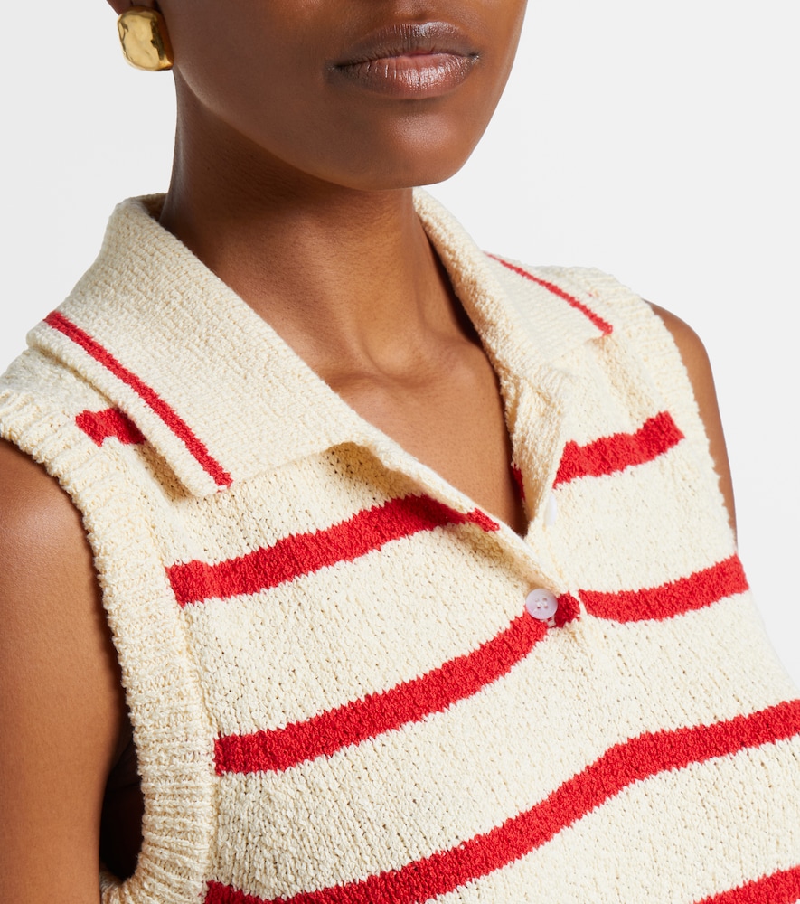 Elmer Striped Cotton-Blend Top