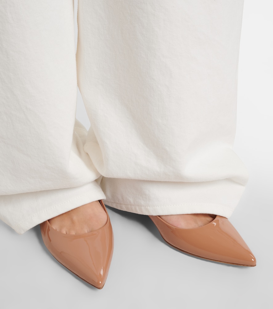 Gianvito Rossi Patent leather Mary Jane flats