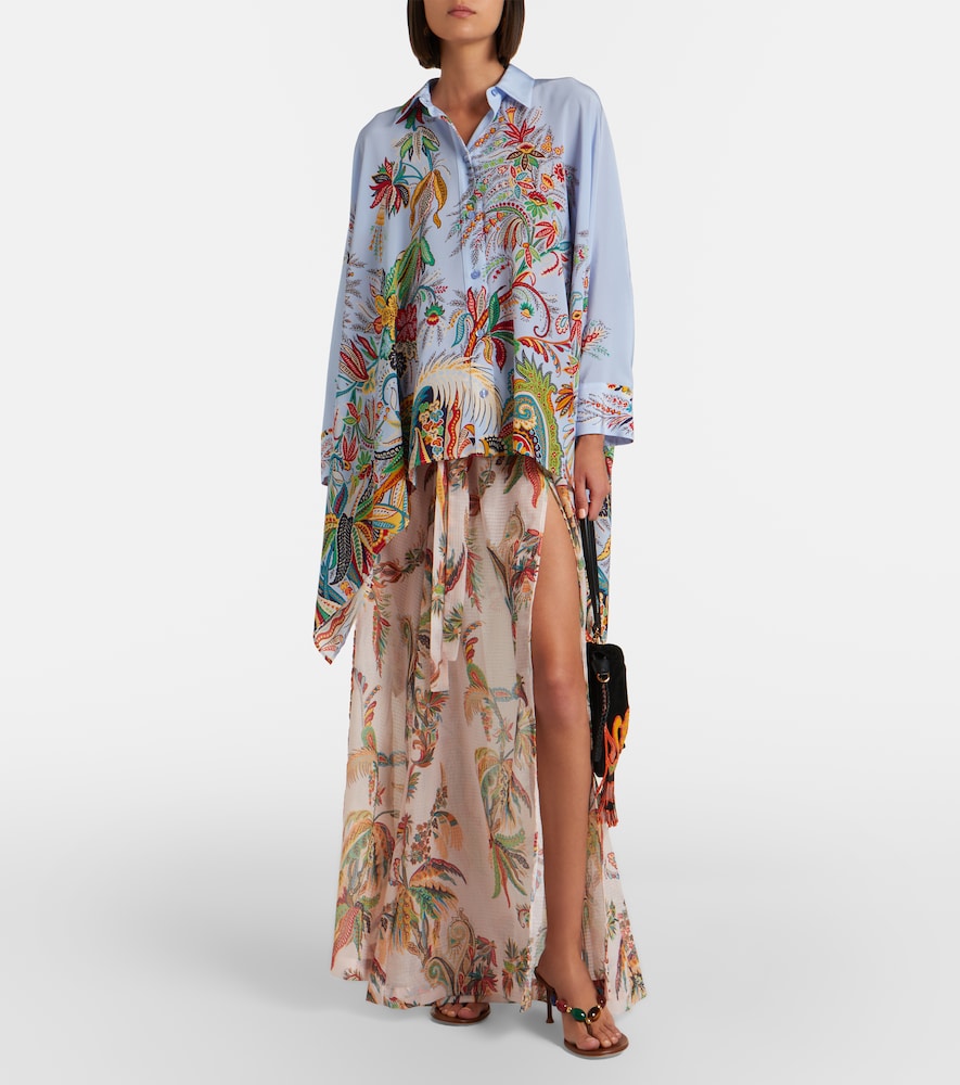  Etro Etro Printed Maxi Skirt 