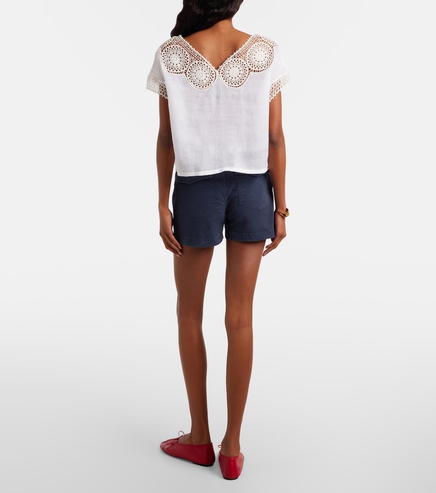  Nili Lotan Nili Lotan Utility Cotton Shorts 