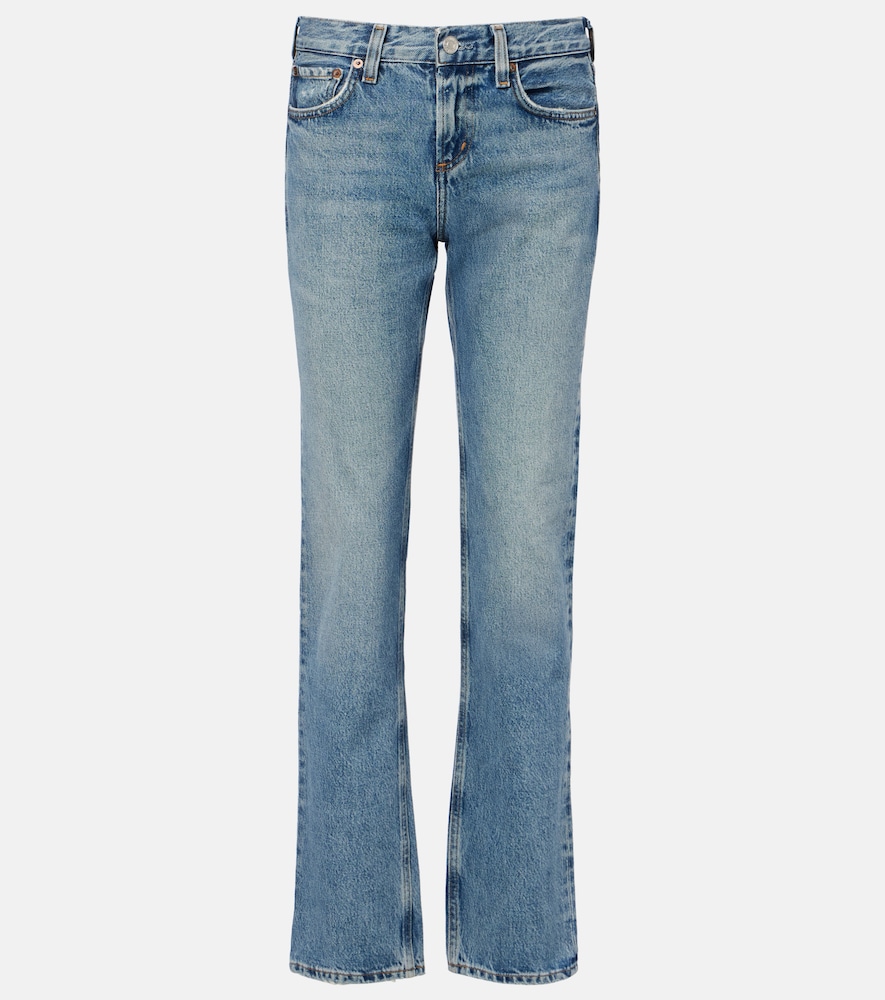 Low-rise slim jeans