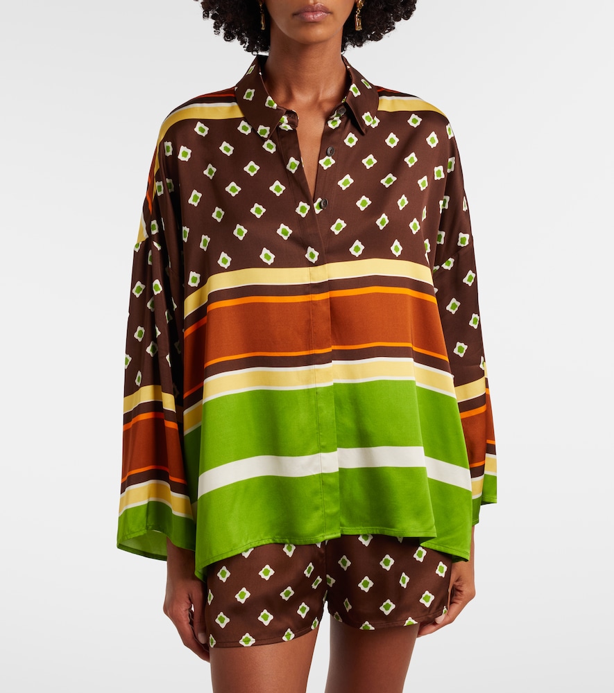  Faithfull Faithfull Camisa Cora De Satén Estampada 