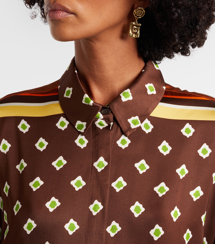  Faithfull Faithfull Camisa Cora De Satén Estampada 