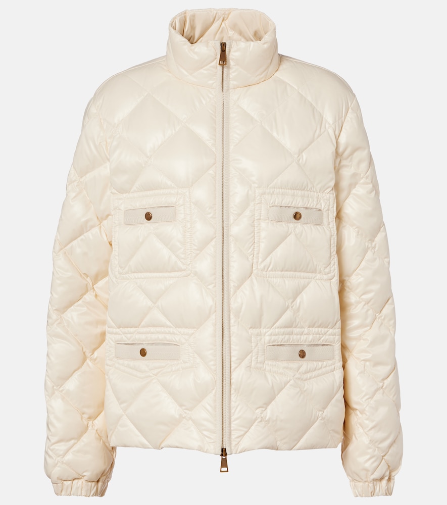 Moncler Women's White Lavaret Quilted Down Jacket UK Size 12 - Mytheresa
