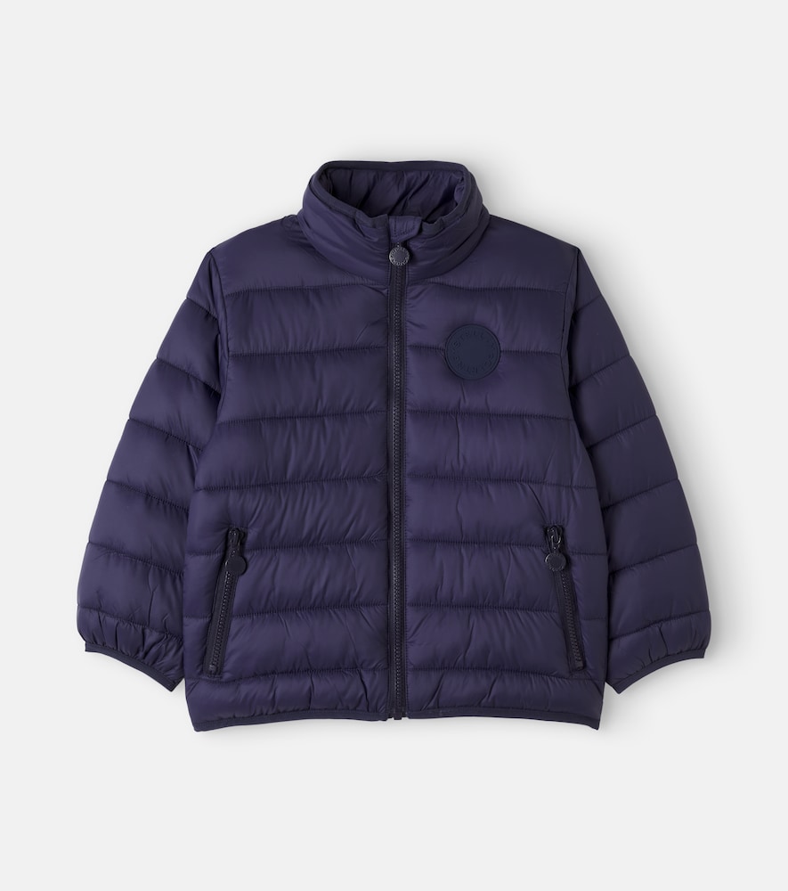 Stella McCartney Stella McCartney Kids Logo puffer jacket　ステラ マッカートニー キッズ ロゴ パファー ジャケット