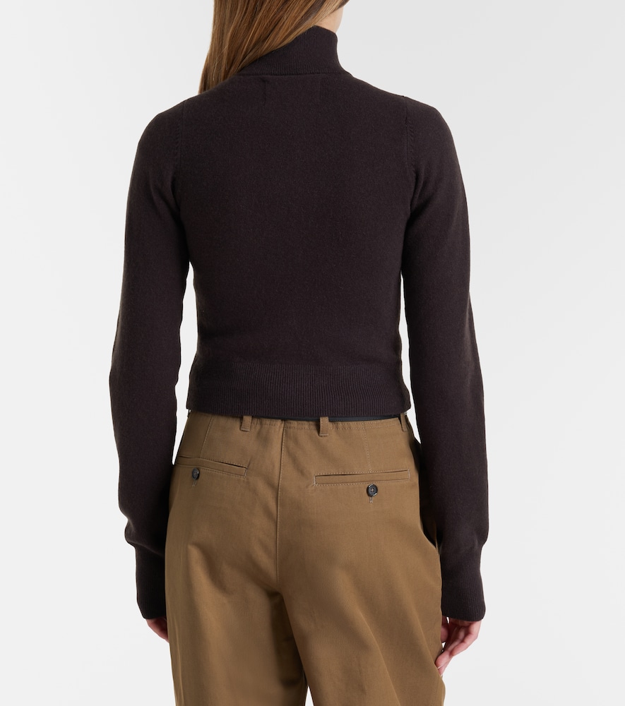  Extreme Cashmere Extreme Cashmere Nâ°302 Lemon Cashmere-blend Zip-up Cardigan 