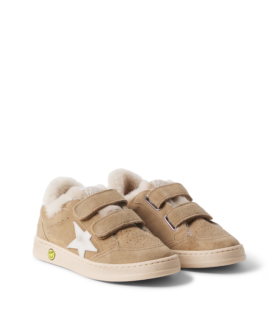 Golden Goose Kids Beige Baskets Ball Star En Daim Eu Taille 24 - Mytheresa