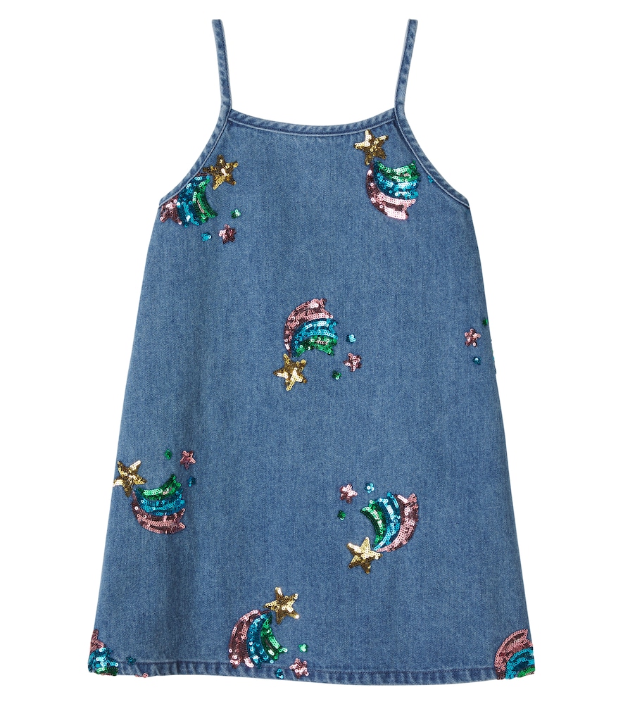 Konges Slojd Blue Magot Sequined Denim Dress Y 7/8 - Mytheresa