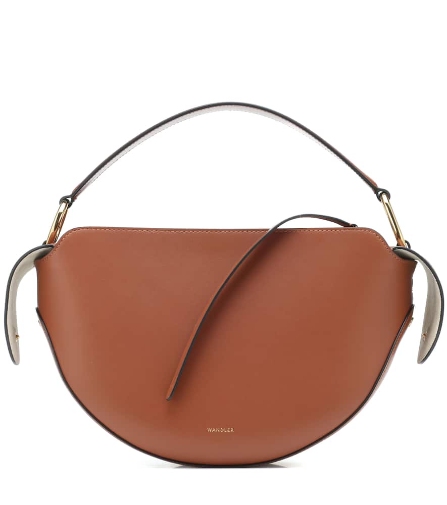 Click to view more detailed imagery on our partner's website Wandler Yara Leather Shoulder Bag In Tan