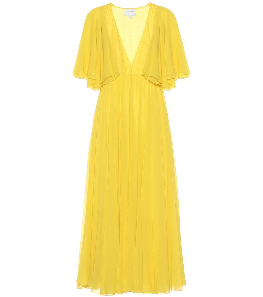 GIAMBATTISTA VALLI SILK MAXI DRESS,P00404484