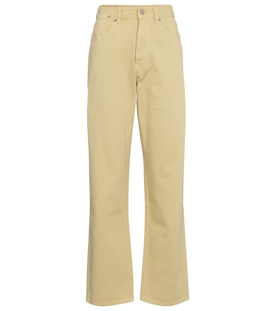 Click to view more detailed imagery on our partner's website Dries Van Noten Mid-rise Straight Jeans In Yellow