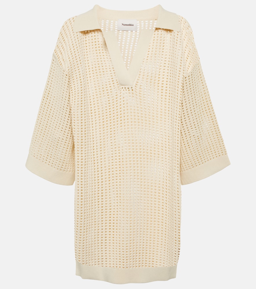 Nanushka Siya crochet top