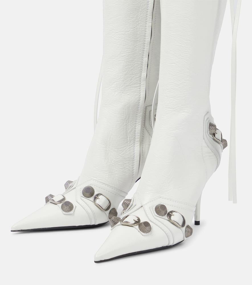 Balenciaga x Adidas Knife 110mm Ankle-Length Boots - White