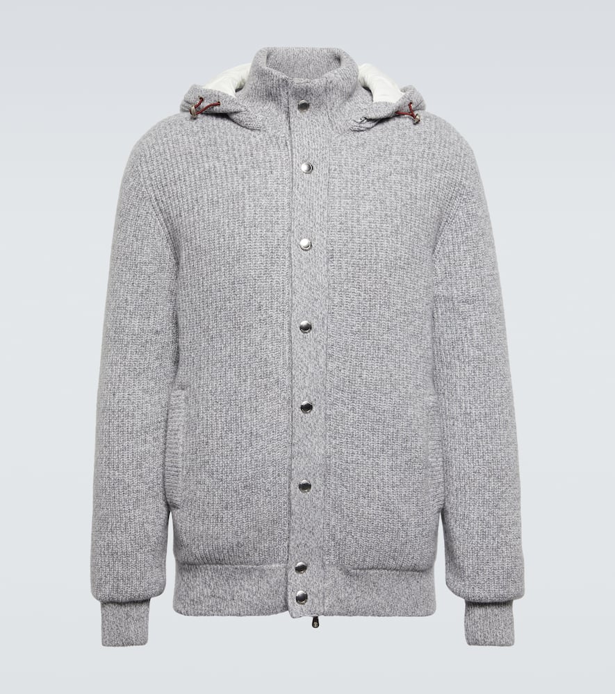 Brunello Cucinelli Hooded cashmere jacket
