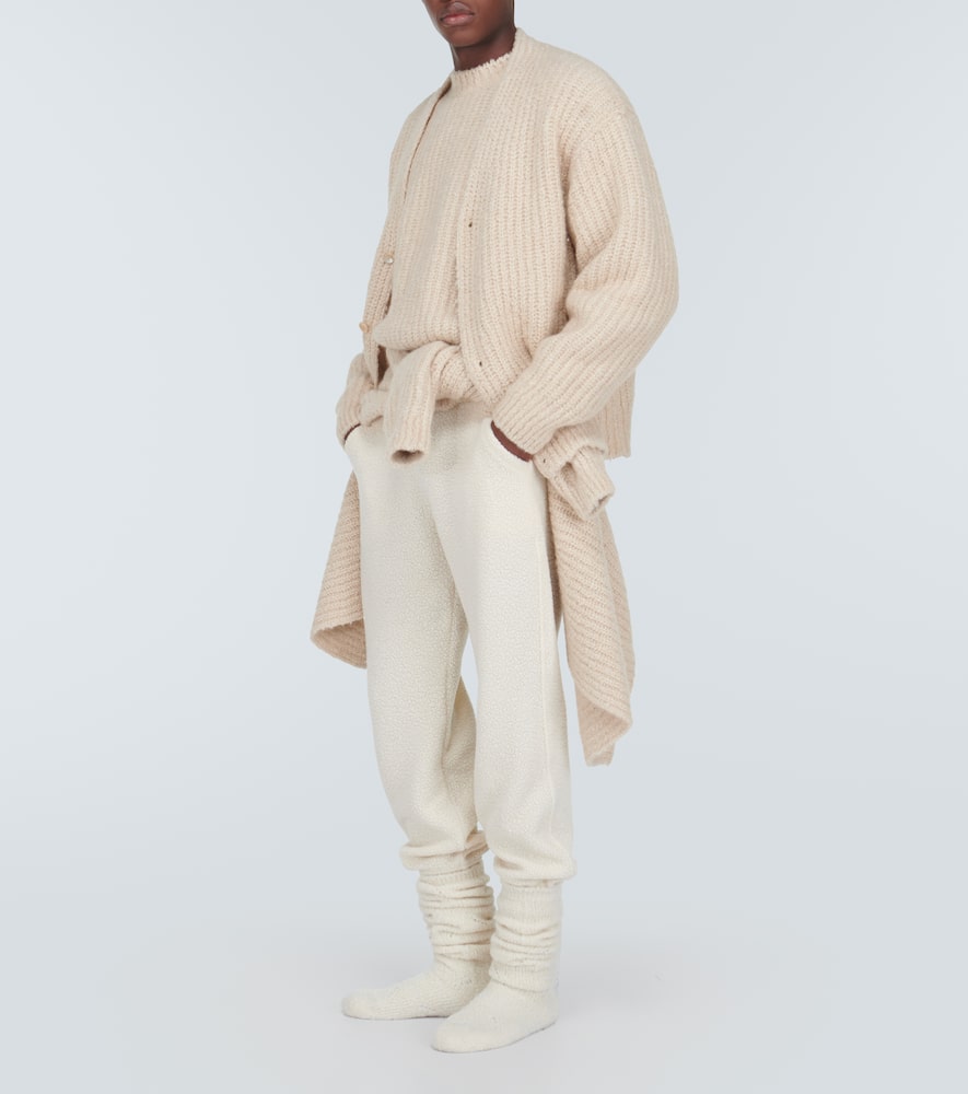 Shop Loro Piana Ribbed-knit Cashmere Sweater In Beige