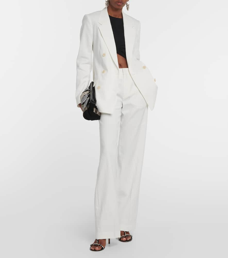 Shop Isabel Marant Sheril Double-breasted Blazer In White