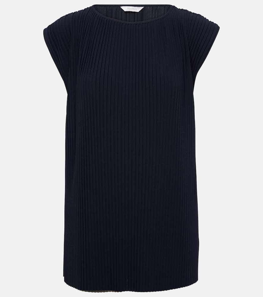 Max Mara Cambusa pleated top