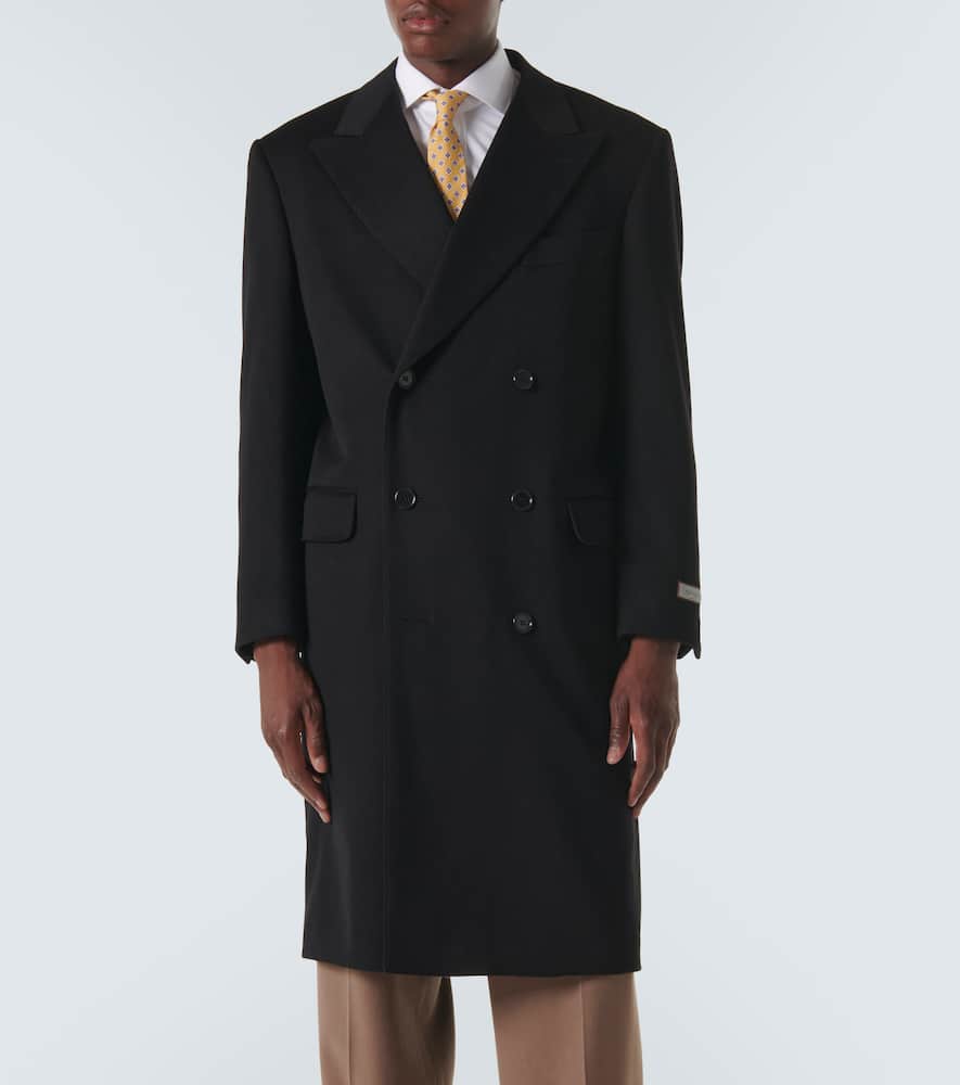 Wool and cashmere overcoat