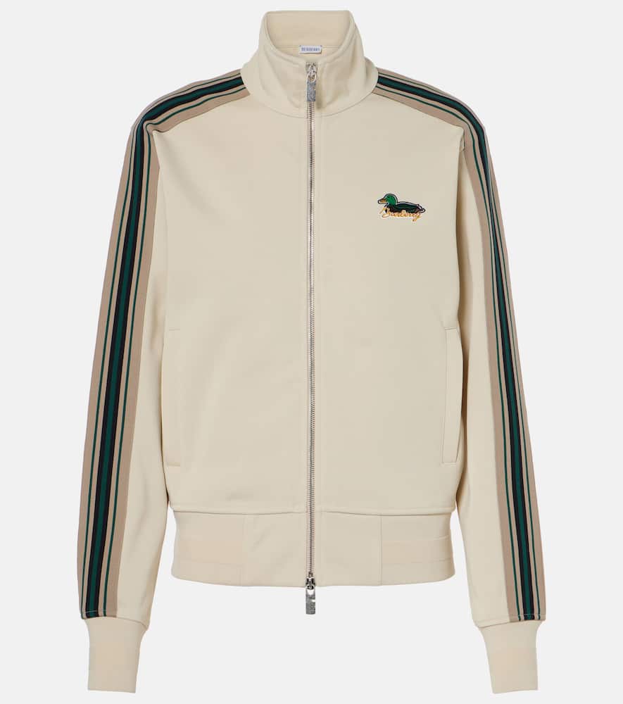 Burberry Zip-up Sweatshirt In Beige
