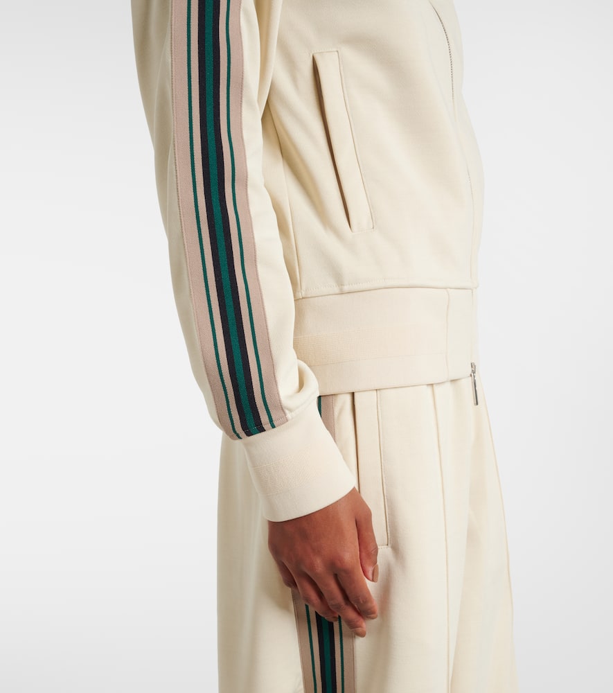 Burberry Zip-up Sweatshirt In Beige