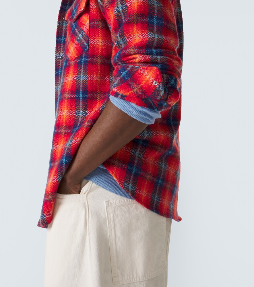  God's True Cashmere God's True Cashmere Checked Cashmere Shirt 