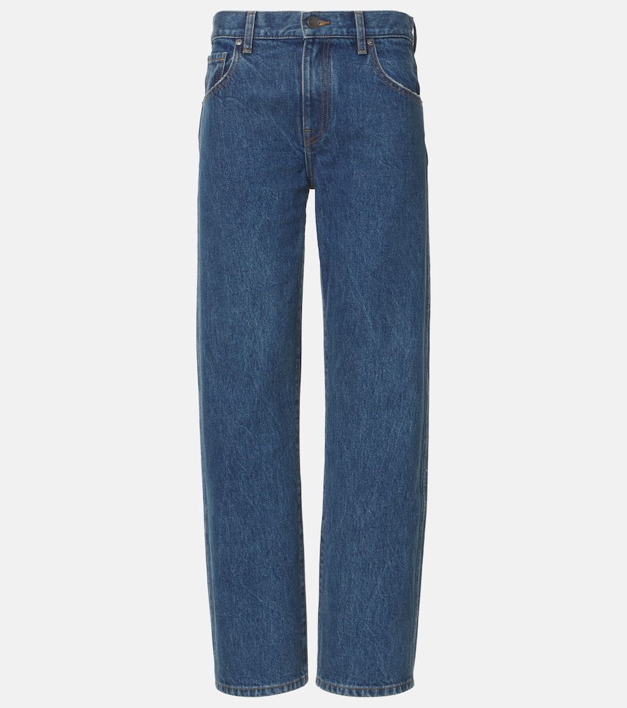 Kerrie mid-rise wide-leg jeans