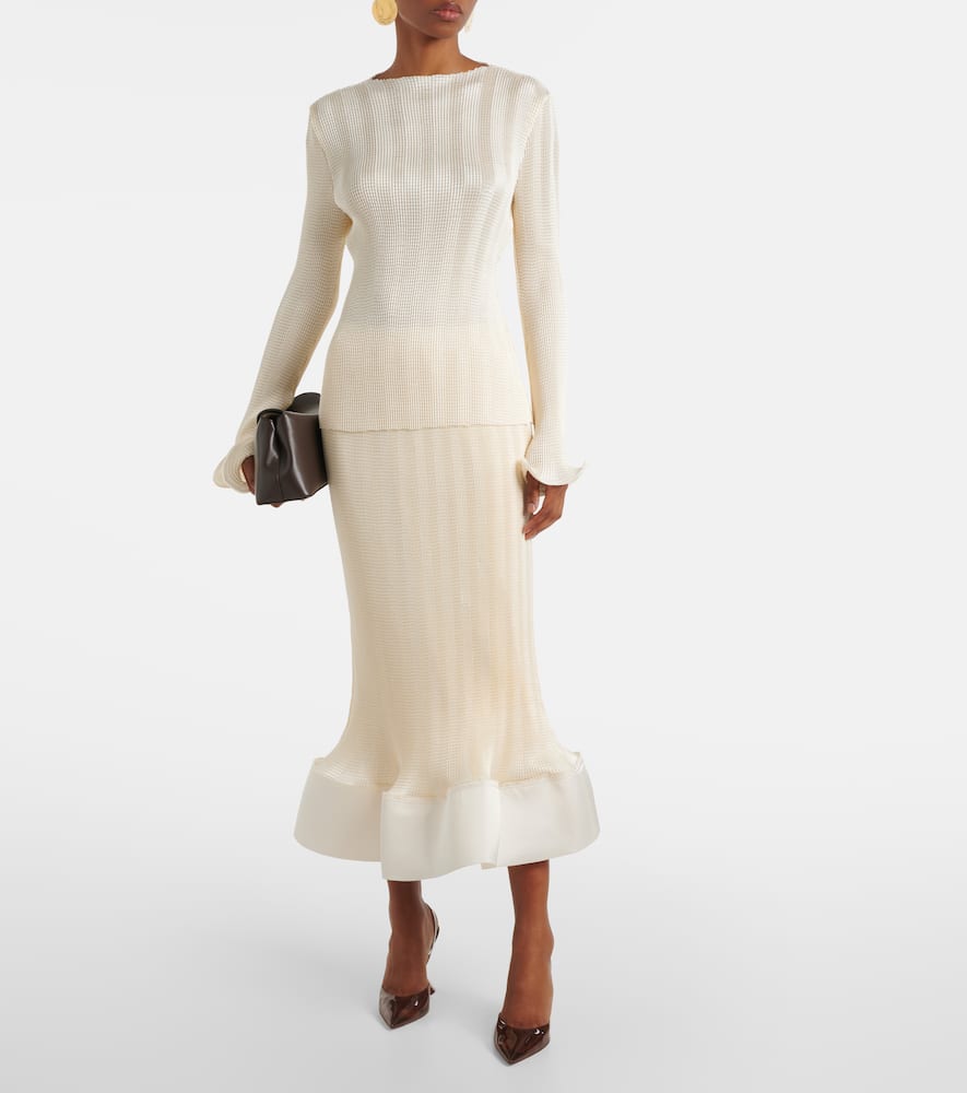 Simkhai Carys Knitted Top In White