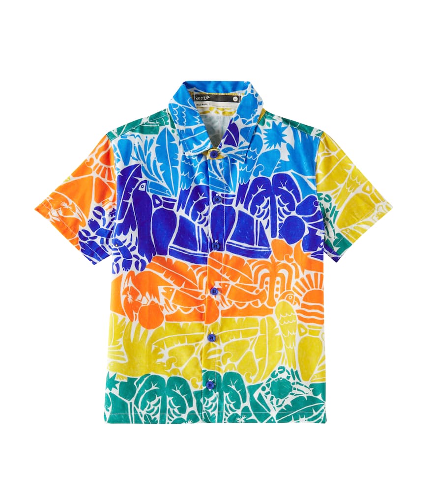 Fabula Jaguacolor Cotton Shirt In Multicoloured