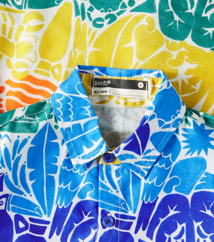 Fabula Jaguacolor Cotton Shirt In Multicoloured