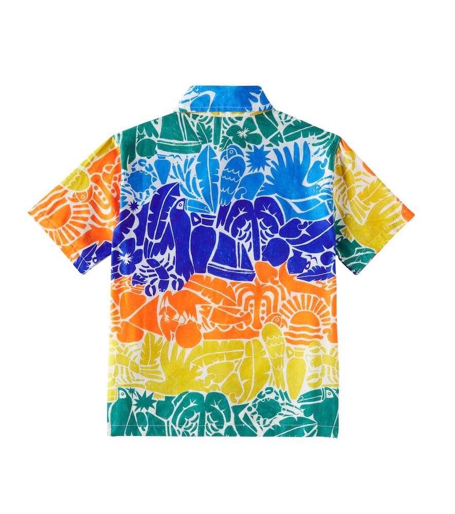Fabula Jaguacolor Cotton Shirt In Multicoloured