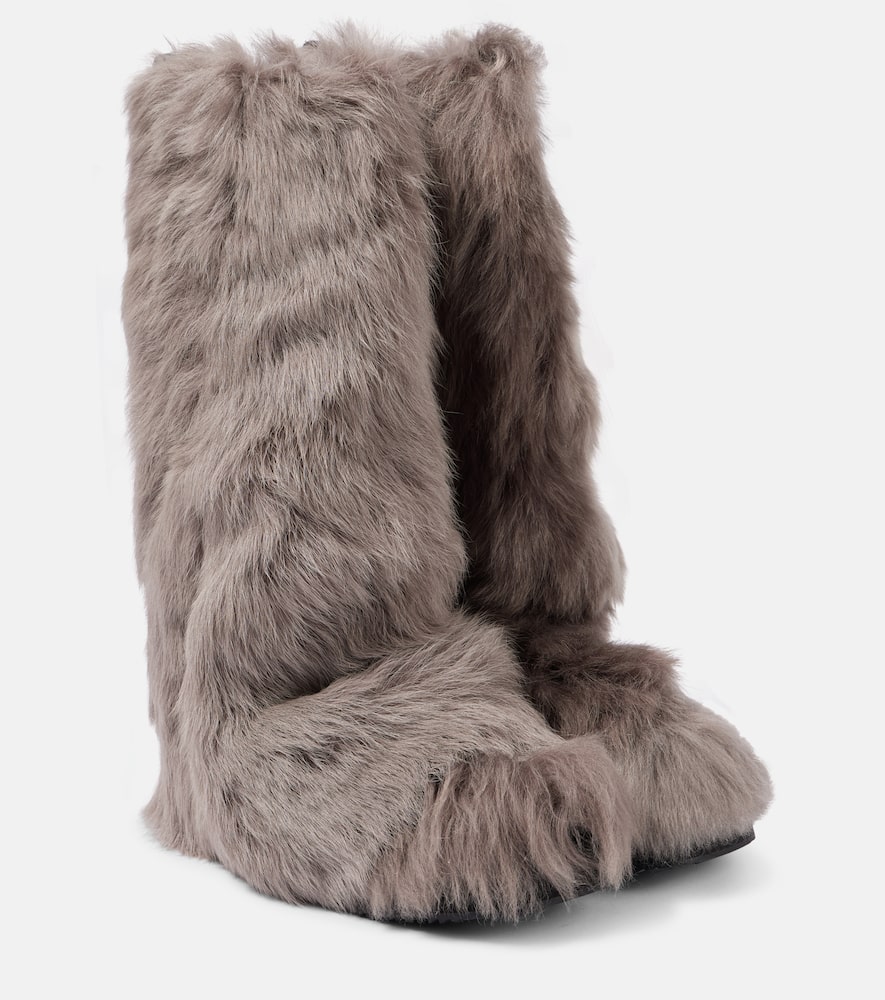 Robin shearling knee-high boots