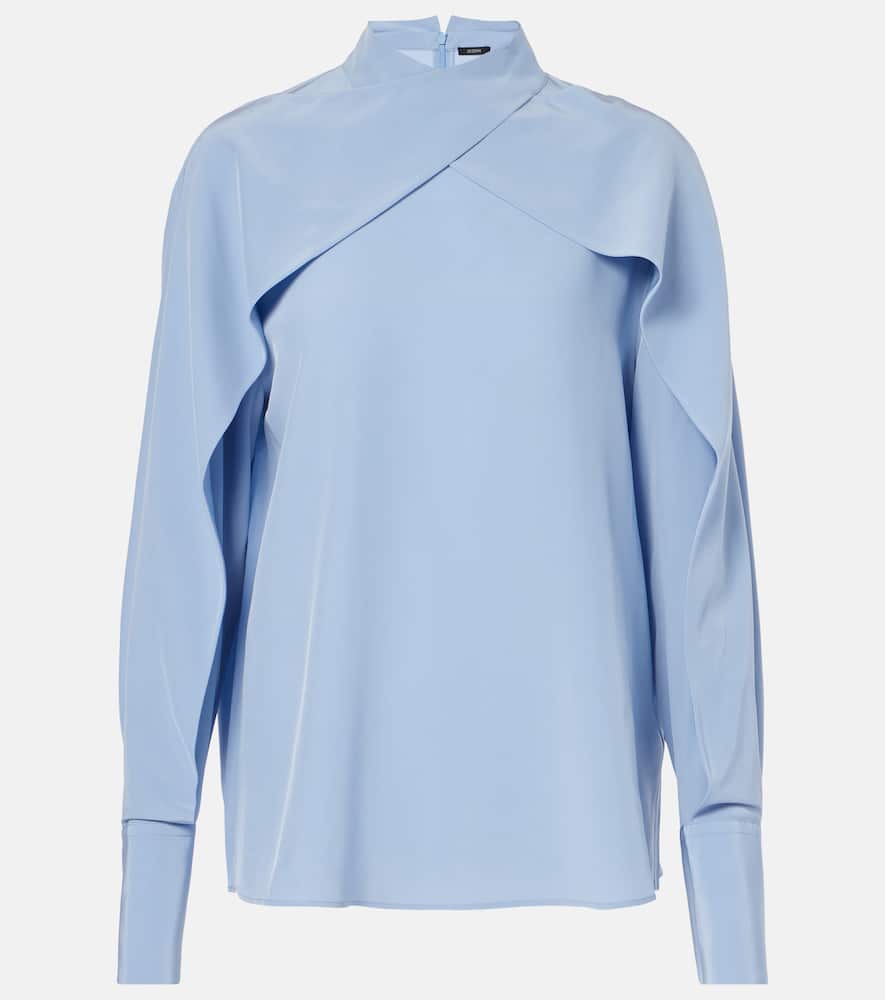 Bailie silk crêpe de chine blouse