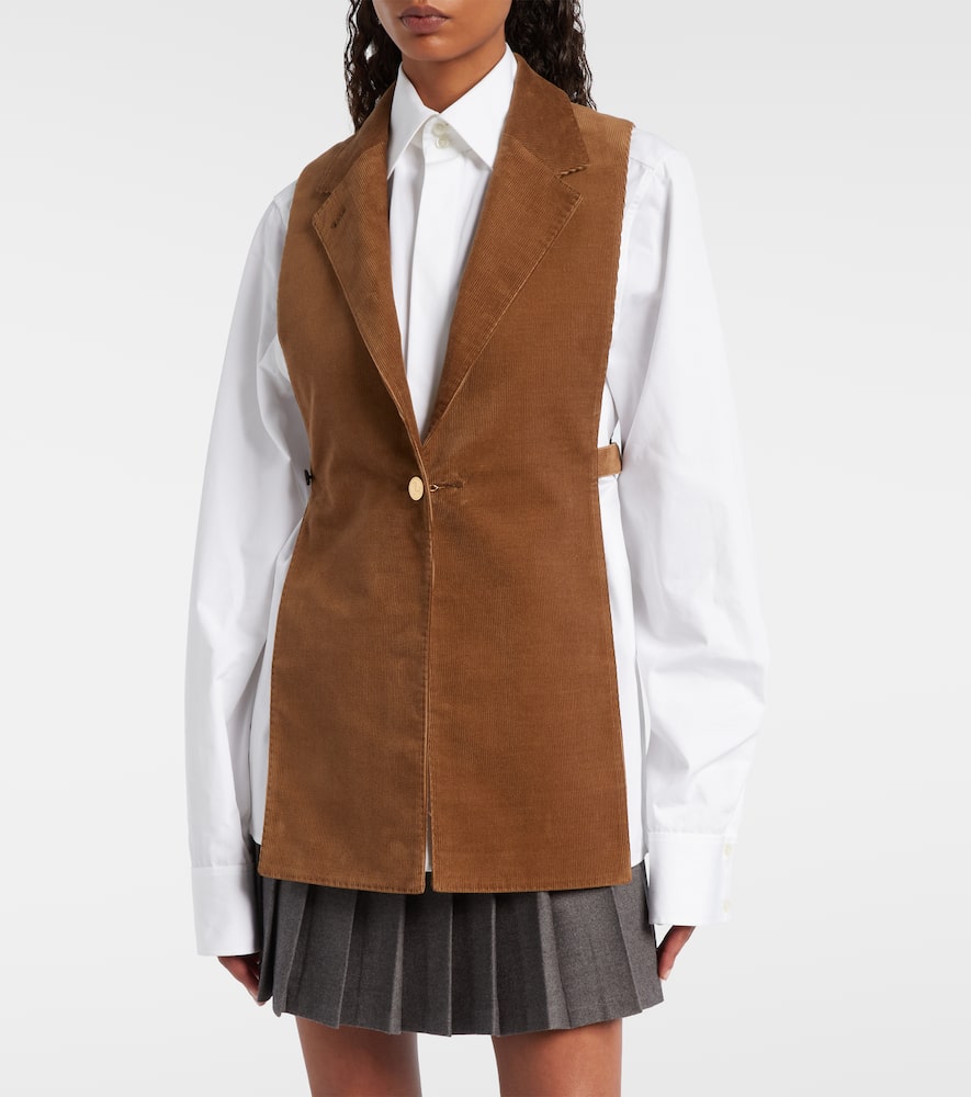 Thom Browne Gunclub Houndstooth Wool Blazer In Brown
