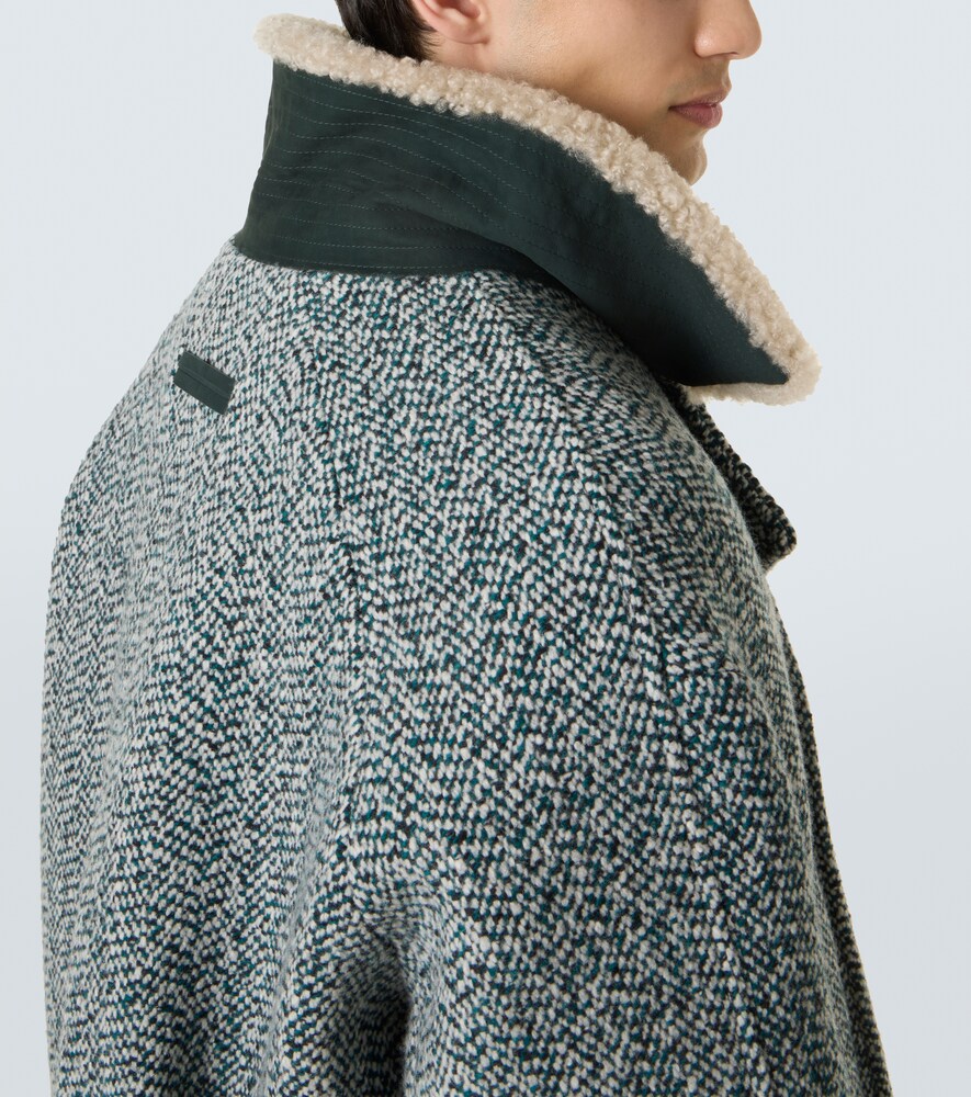  Zegna Zegna Mantel Aus Wolle Und Kaschmir 