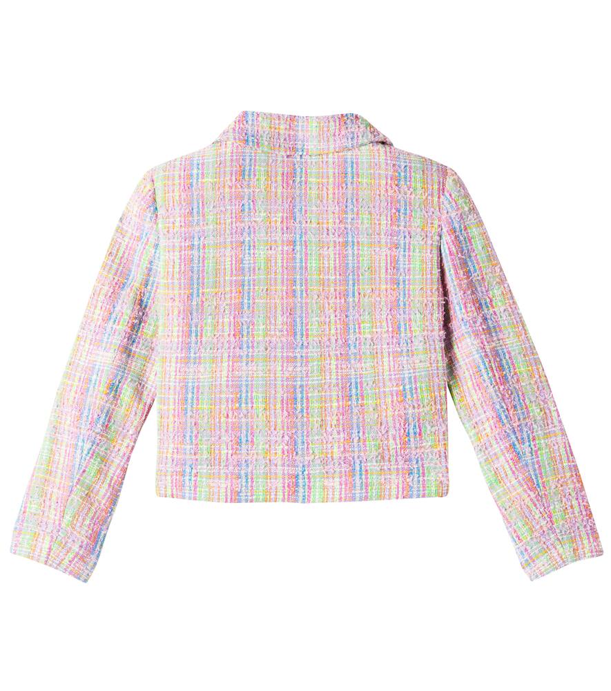 Versace Cotton-blend Tweed Jacket