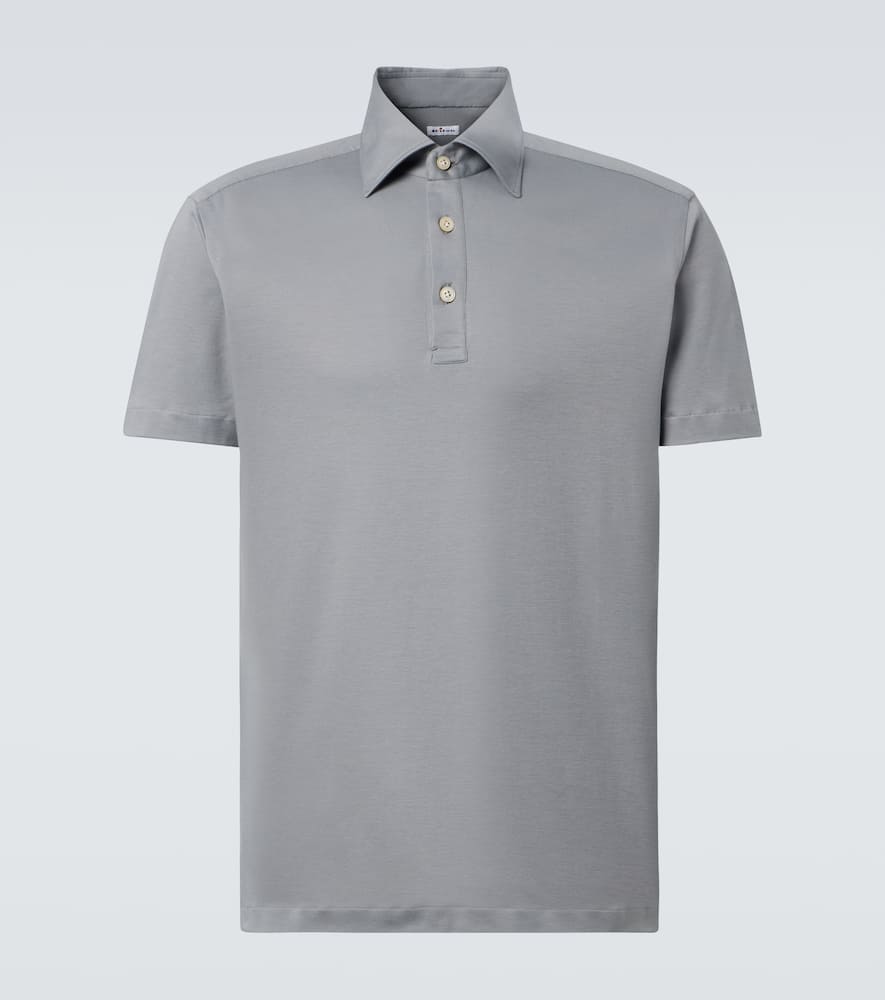 KITON COTTON POLO SHIRT 