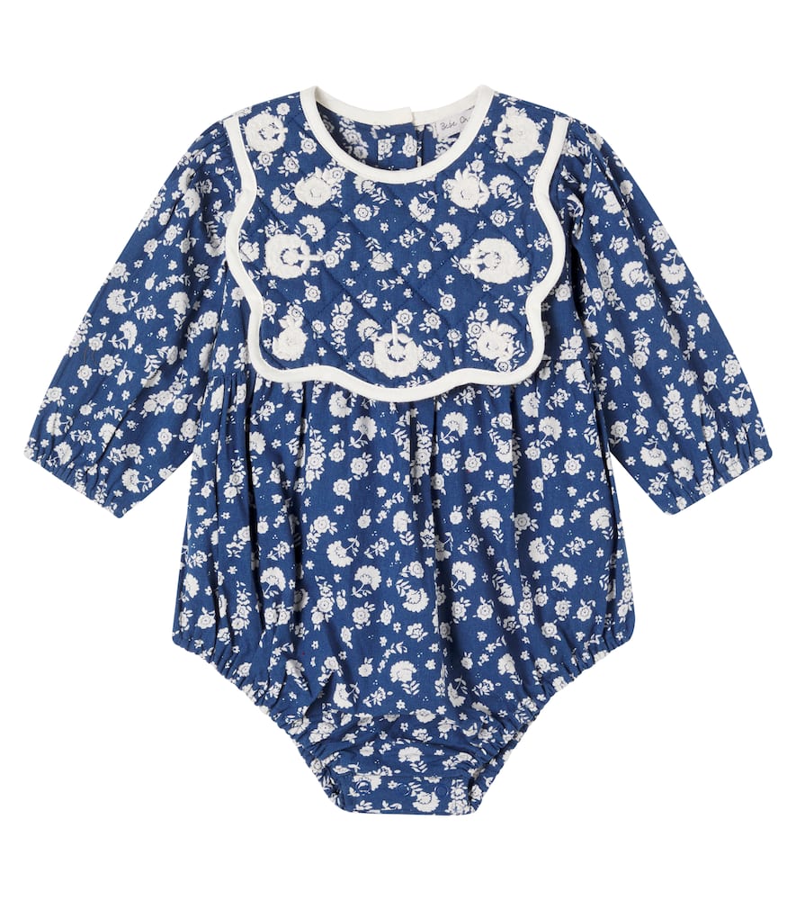 Bebe Organic Baby Amari Floral Cotton Bodysuit In Multi
