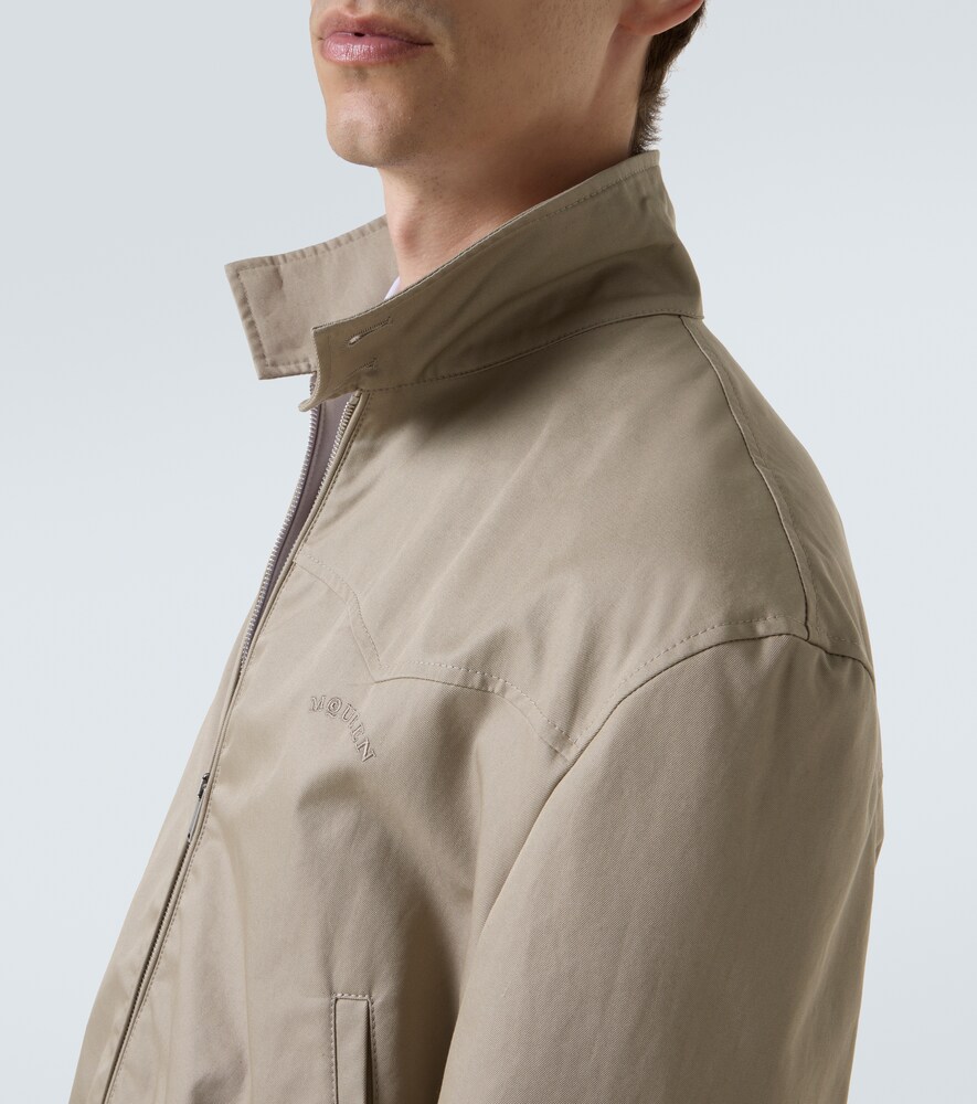 Mcqueen Mcqueen Jacke Aus Baumwoll-gabardine 