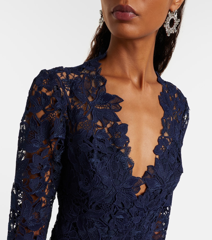  Monique Lhuillier Monique Lhuillier Robe Aus Spitze 