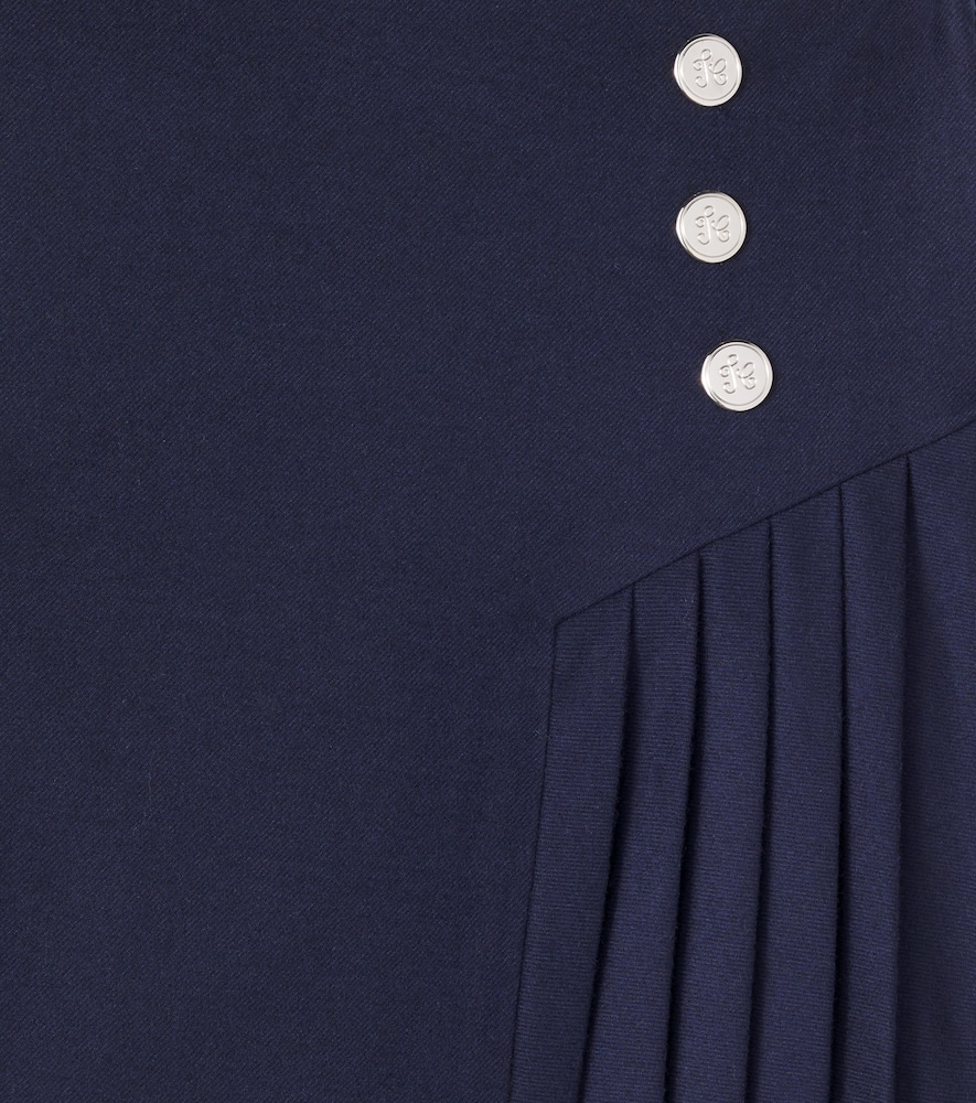 Tartine Et Chocolat Pleated Skirt In Blue