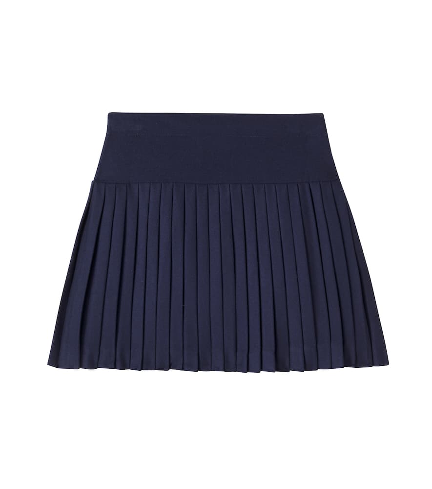 Tartine Et Chocolat Pleated Skirt In Blue
