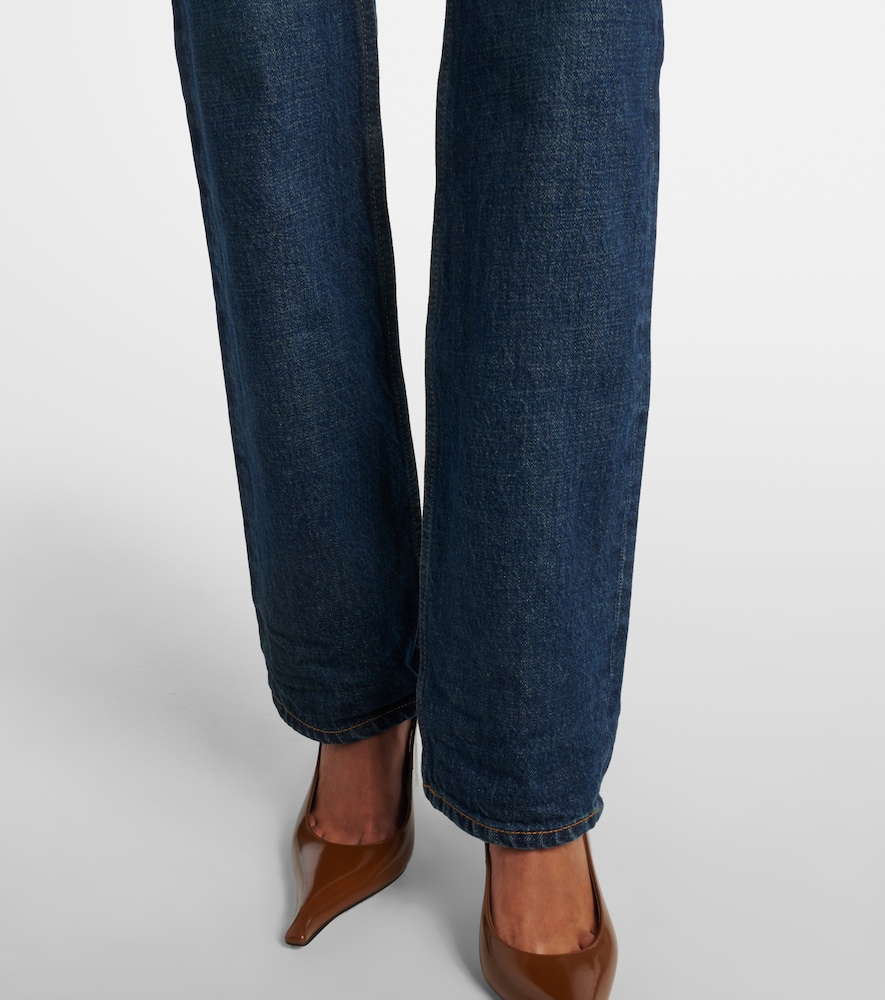  Saint Laurent Saint Laurent Mid-rise Bootcut Jeans 