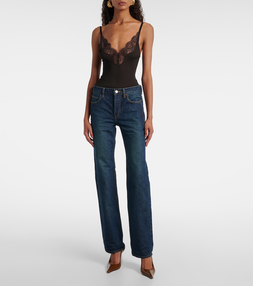 Mid-Rise Bootcut Jeans
