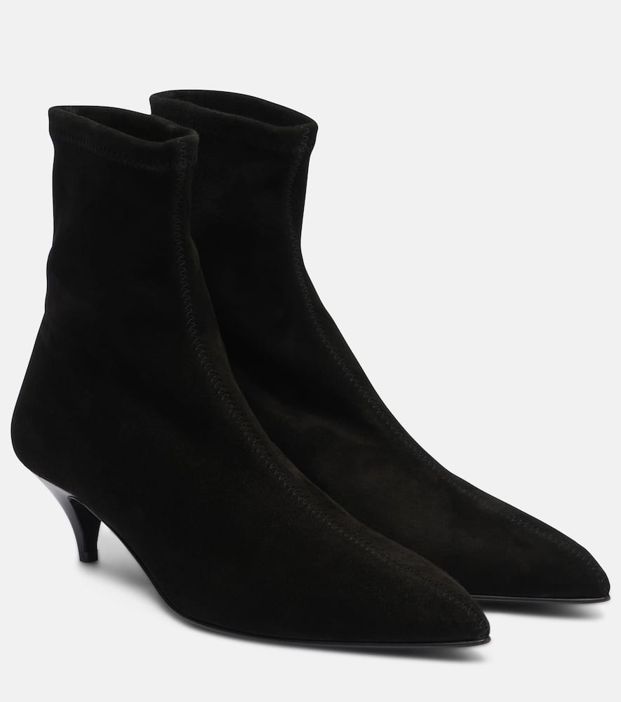 A.emery A. Emery Ophelia Suede Ankle Boots In Black