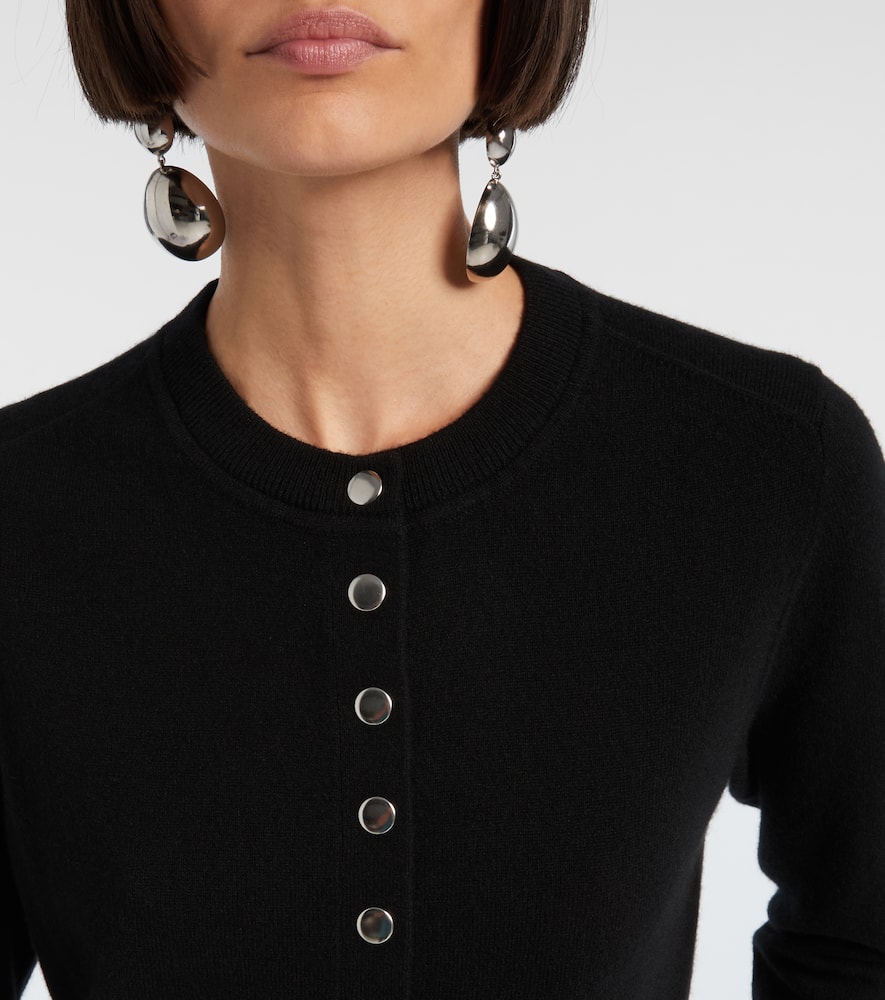 Isabel Marant Idesia Wool And Cashmere Cardigan In Black